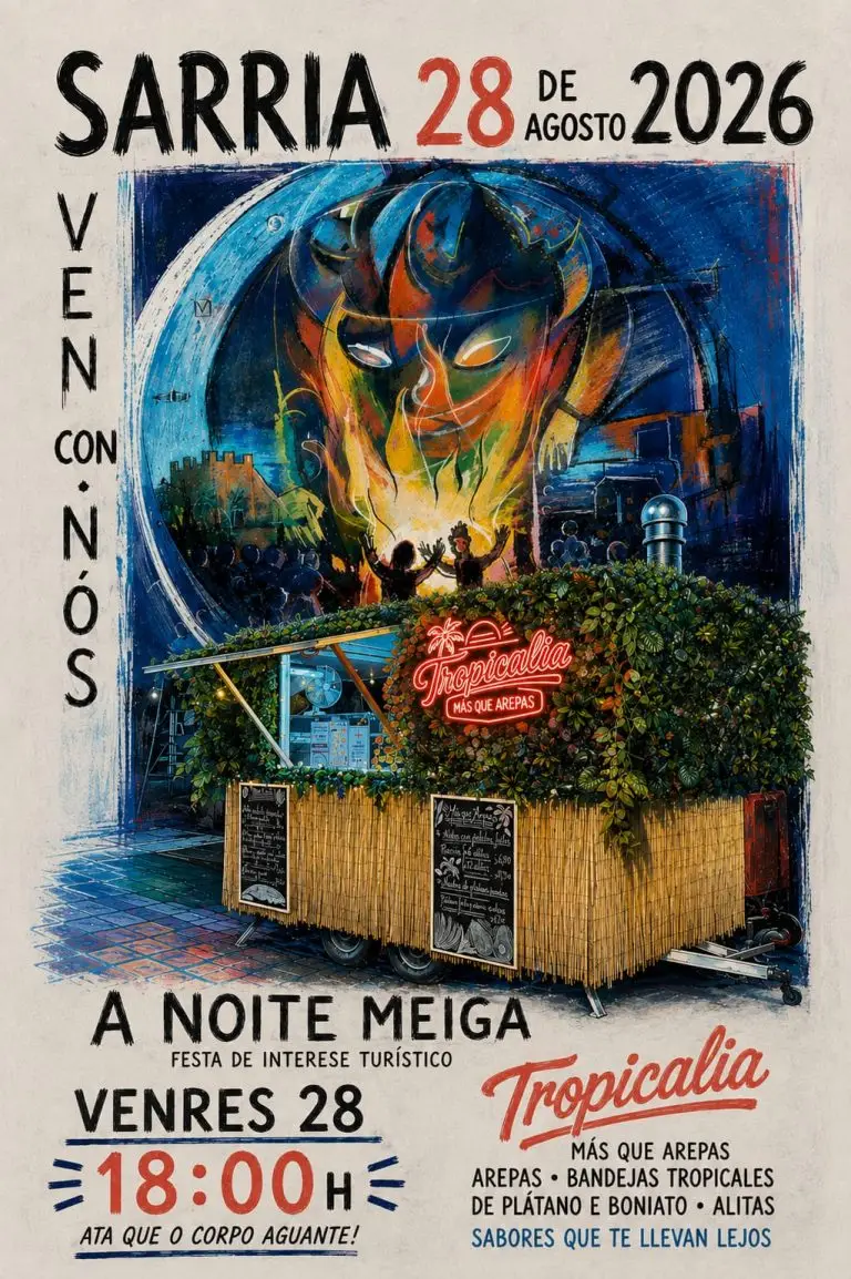 Cartel Noite Meiga Sarria 2026